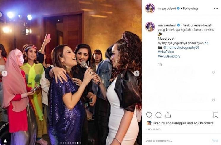 Pesta perayaan ulang tahun Ayu Dewi (Instagram @mrsayudewi)
