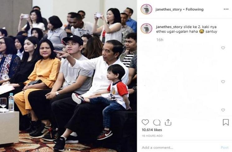 Jan Ethes dan Jokowi (Instagram @janethes_story)