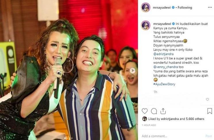Pesta perayaan ulang tahun Ayu Dewi (Instagram @mrsayudewi)
