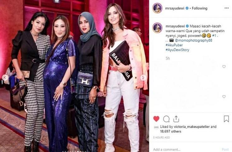 Pesta perayaan ulang tahun Ayu Dewi (Instagram @mrsayudewi)