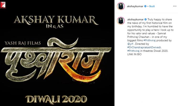 Akshay Kumar ultah (Instagram/@akshaykumar)