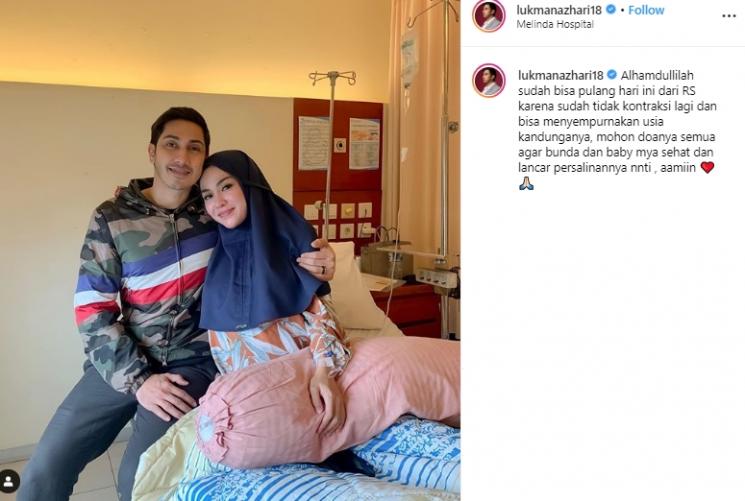 Medina Zein dan Lukman Azhari (Instagram/@lukmanazhari18)