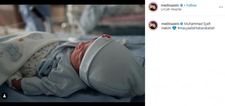 Anak Medina Zein dan Lukman Azhari (Instagram/@medinazein)
