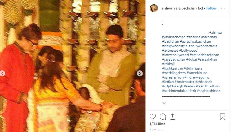 Foto lawas baby shower Aishwarya Rai (Instagram/@aishwaryaraibachchan_bollygang)
