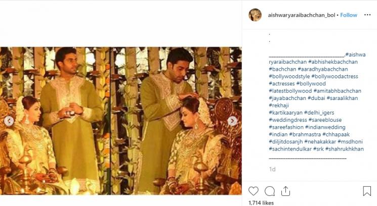 Foto lawas baby shower Aishwarya Rai (Instagram/@aishwaryaraibachchan_bollygang)