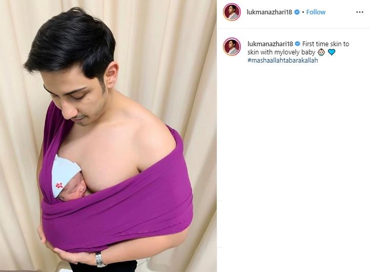 Anak Medina Zein dan Lukman Azhari (Instagram/@lukmanazhari18)