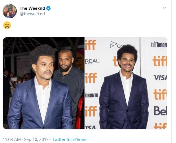 The Weeknd (Twitter/@theweeknd)
