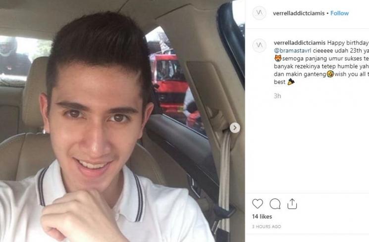 Verrell Bramasta. (Instagram/@verrelladdictciamis)