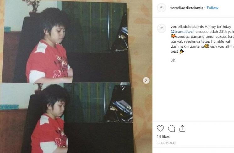 Verrell Bramasta. (Instagram/@verrelladdictciamis)