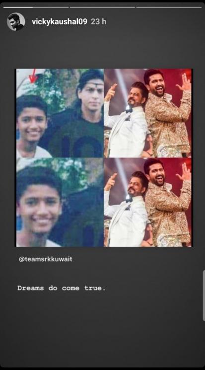 Foto lawas Shah Rukh Khan 18 tahun silam (Instagram/@vickykaushal09)