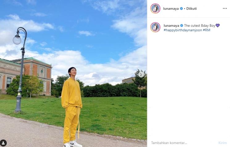 Luna Maya ucap ultah ke RM (Instagram/@lunamaya)
