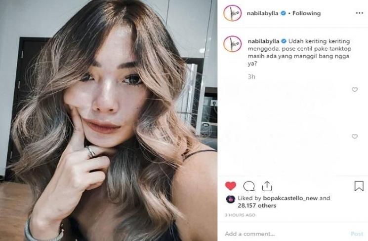 Nabila Putri (Instagram @nabilabylla)