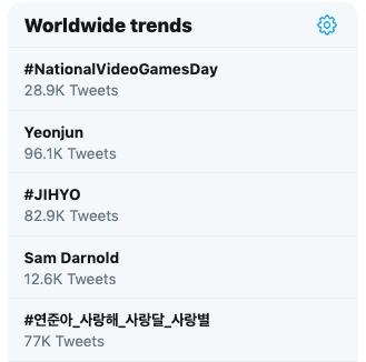 Yeonjun TXT trending. (Twitter/@TXT_member)