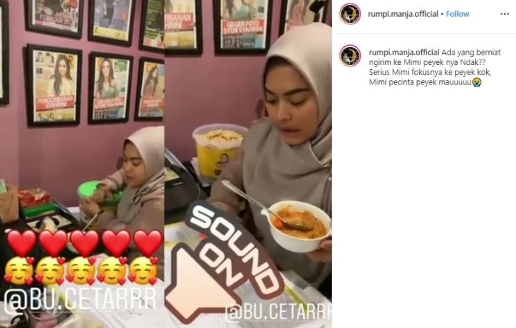 Syahrini (Instagram/@rumpi.manja.official)