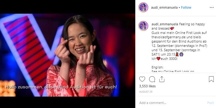 Claudia Emmanuela Santoso. (Instagram/@audi_emmanuela)