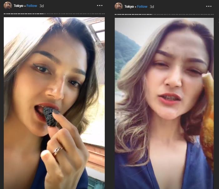 Siti Badriah di Jepang. (Instagram/@sitibadriahh)