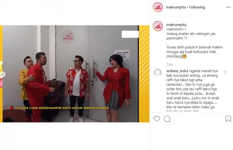 Raffi Ahmad dan Lucinta Luna (Instagram/@makrumpita)