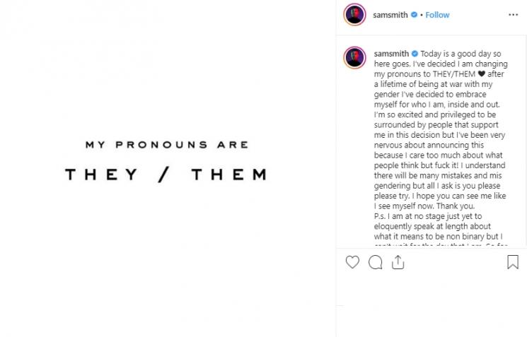 Sam Smith (Instagram/@samsmith)