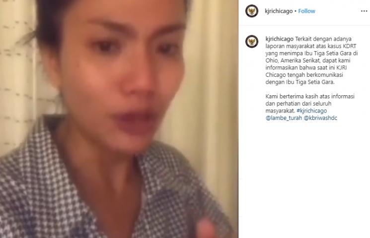Update Kondisi Tiga Setia Gara (Instagram/@kjrichicago)