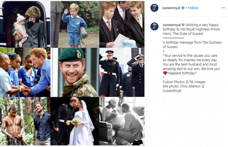Pangeran Harry (Instagram/@sussexroyal)