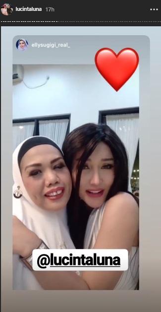 Lucinta Luna dan Elly Sugigi. (Instagram)