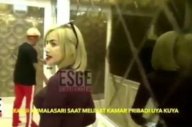 Barbie Kumalasari takjub lihat kamar mewah Uya Kuya. [capture Instagram]
