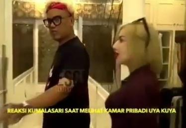 Barbie Kumalasari takjub lihat kamar mewah Uya Kuya. [capture Instagram]