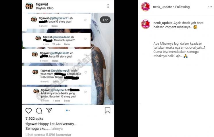 Tiga Setia Gara (Instagram/@nenk_update)