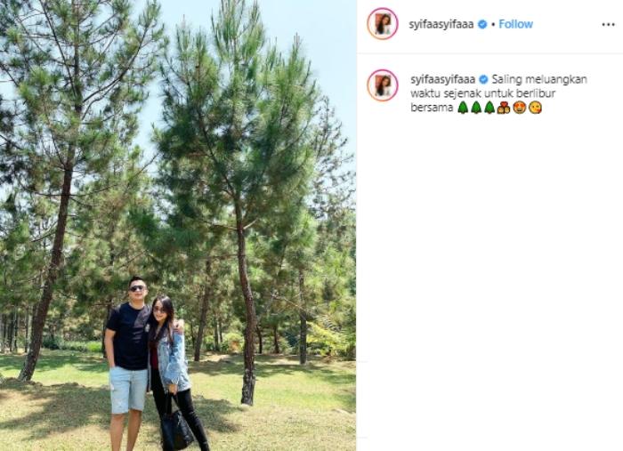 Syifa dan Nanda. (Instagram/@syifaasyifaaa)