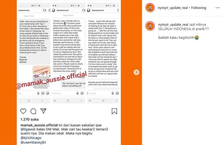 Tiga Setia Gara (Instagram/@nyinyir_update_real)