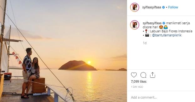 Syifa dan Nanda. (Instagram/@syifaasyifaaa)