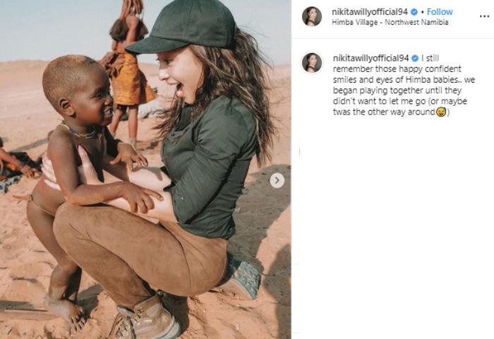 Nikita Willy ke Namibia. (Instagram/@nikitawillyofficial94)