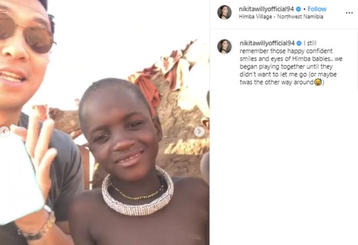Nikita Willy ke Namibia. (Instagram/@nikitawillyofficial94)