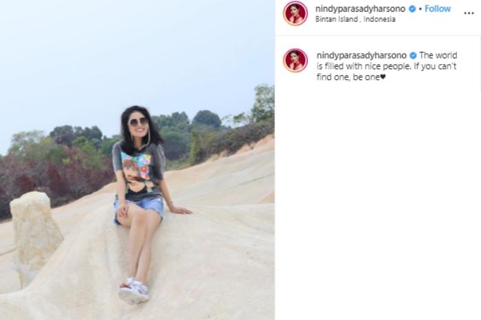 Nindy Ayunda. (Instagram/@nindyparasadyharsono)