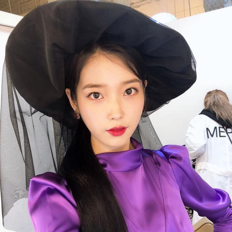 Penyanyi IU (Instagram/@dlwlrma)