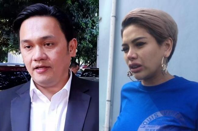Farhat Abbas dan Nikita Mirzani. (Matamata.com)