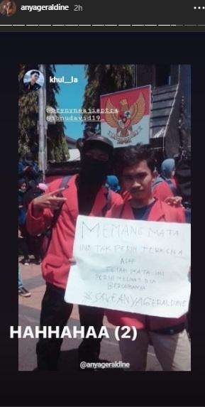 Postingan Anya Geraldine. (Instagram/@anyageraldine)