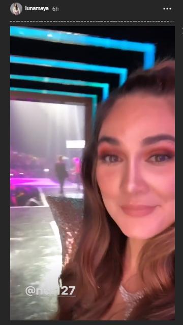 Luna Maya di backstage. (Instagram/@lunamaya)