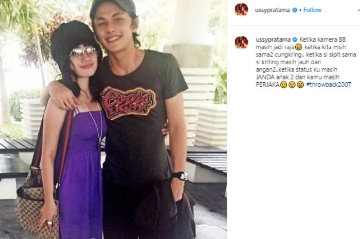 Ussy Sulistiawaty dan Andhika Pratama. (Instagram/@ussypratama)