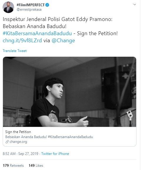 Ernest Prakasa. (Twitter.com/ernestprakasa)