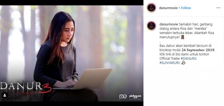 Fakta film Danur 3: Sunyaruri (Instagram/@danurmovie)