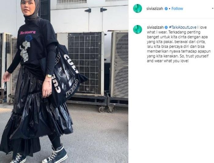 Sivia Azizah. (Instagram/@siviazizah)