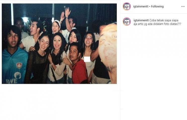 Foto jadul sejumlah artis (Instagram/@igtainmentt)