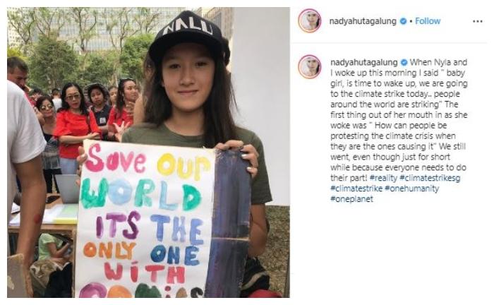 Nyla, putri bungsu Nadya Hutagalung. (Instagram/@nadyahutagalung)