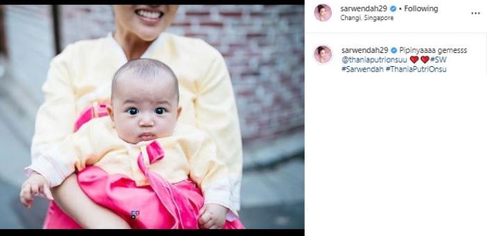 Keluarga Ruben Onsu. (Instagram/@sarwendah29)