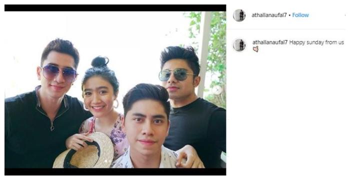 Momen liburan Febby Rastanty bareng keluarga Verrell Bramasta. (Instagram/@vbfr_bramtanty)