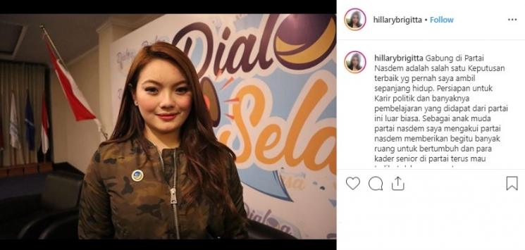 Hillary Brigitta Lasut (Instagram/@hillarybrigitta)