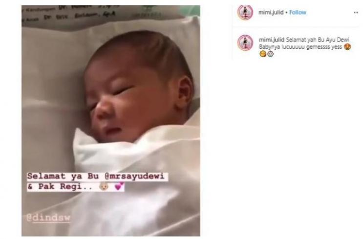 Putra Ayu Dewi. (Instagram/@mimi.julid)
