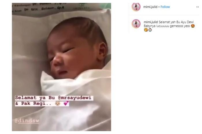 Putra Ayu Dewi. (Instagram/@mimi.julid)