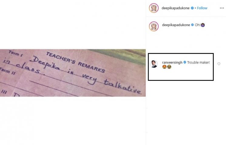 Catatan sekolah Deepika Padukone (Instagram/@deepikapadukone)